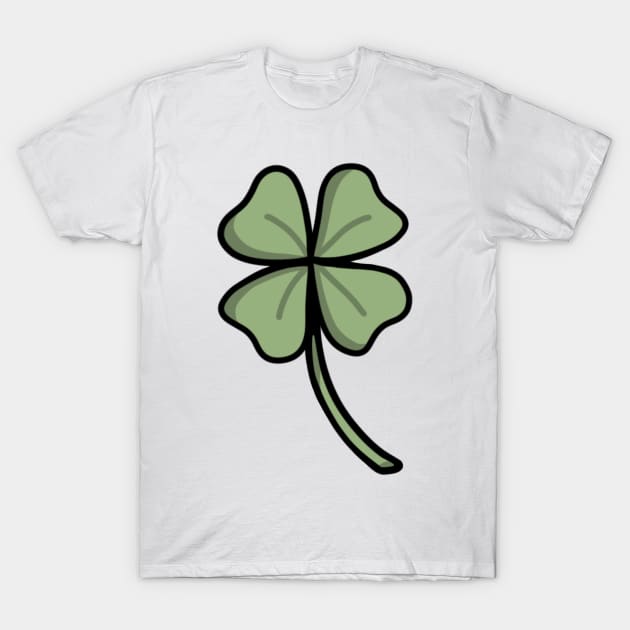 Four Leaf Clover T-Shirt by Reeseworks